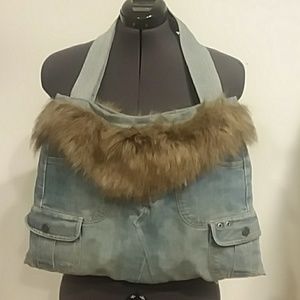 Denim  Blue Jean Hand Bag